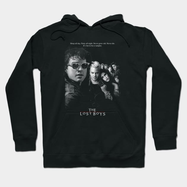 THE LOST BOYS (4 dark tees) Hoodie by KERZILLA